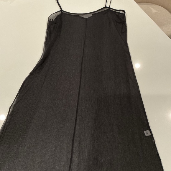 Givenchy black Ruffle Lace Robe - Picture 4 of 8